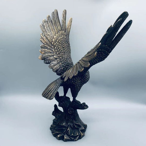 Copper Soaring Eagle Sculptures & Statues House Office Decorartion Ornaments