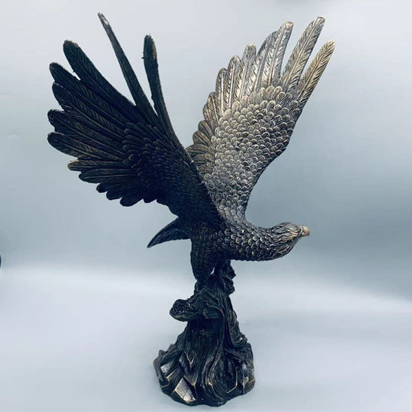 Copper Soaring Eagle Sculptures & Statues House Office Decorartion Ornaments