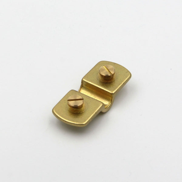 Brass Bridge Leather Craft Tool For Briefcase Wallet Bag Accessories Shiny - Metal Field