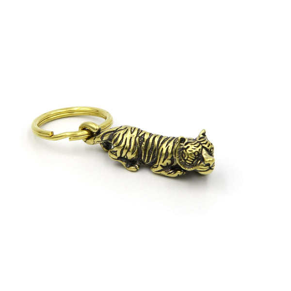 Zodiac Tiger Pendant Keychain Decoration - Metal Field